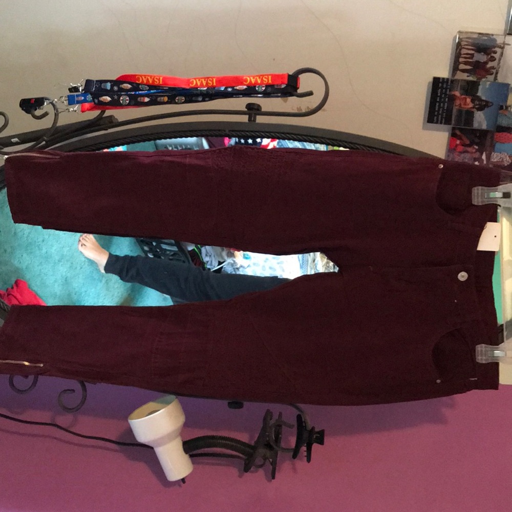 “Moto” style Jean legging